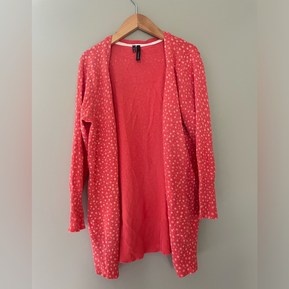 Maurices // Pink Pattern Cardigan
